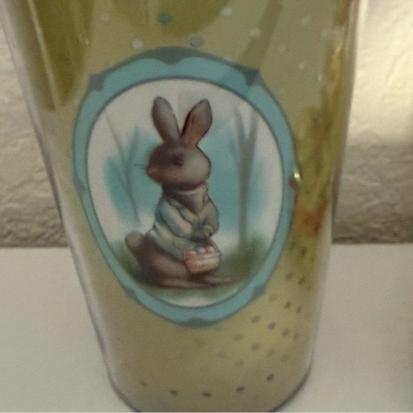 VTG Beatrix Potter~Mrs Rabbit Schmidt Figurine, Easter Egg, Bunny Drink Tumbler - Picture 9 of 9